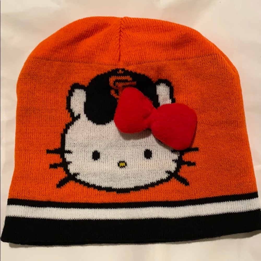 Reversible Hello Kitty Beanie from Giants Game
